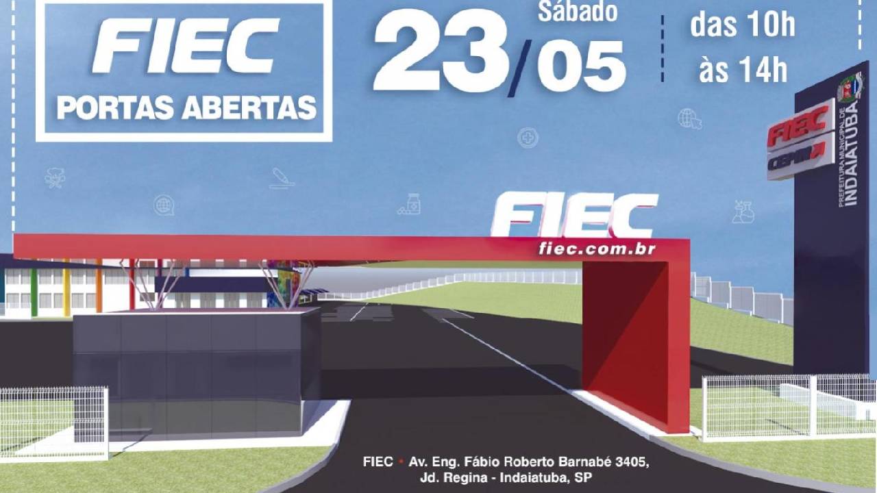 Fiec abre as portas para a comunidade com experiências interativas e atrações gratuitas no dia 23 de maio