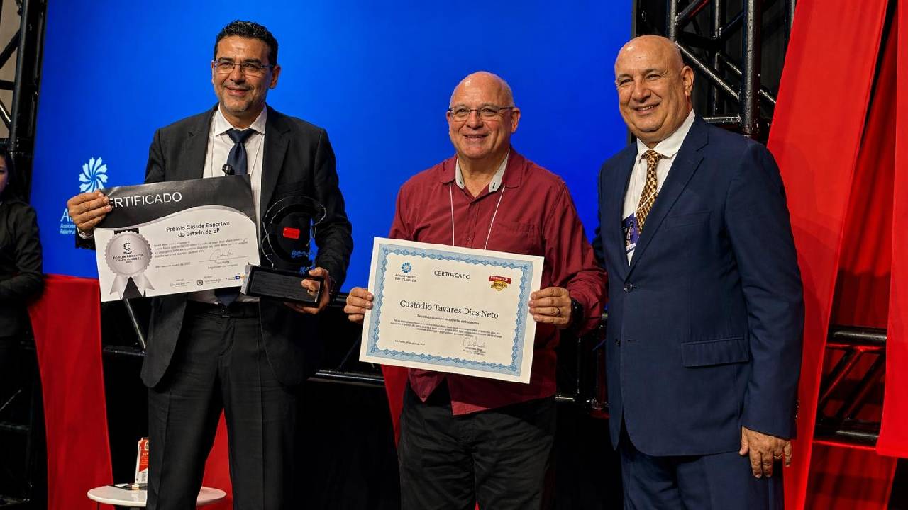 Indaiatuba recebe Prêmio Cidade Esportiva do Estado de São Paulo