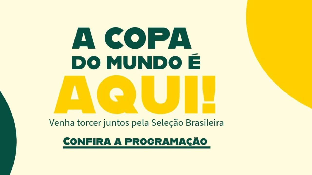 Indaiatuba terá telão, shows e atrações especiais para os jogos da Seleção Brasileira