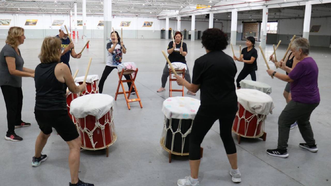 Secretaria de Cultura oferece vagas para oficina de Taiko no Complexo Cultural Viber