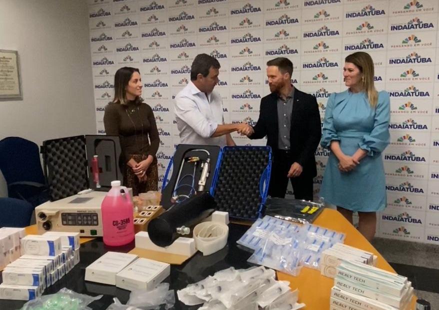 Prefeitura de Indaiatuba recebe cinco toneladas de produtos da Receita Federal