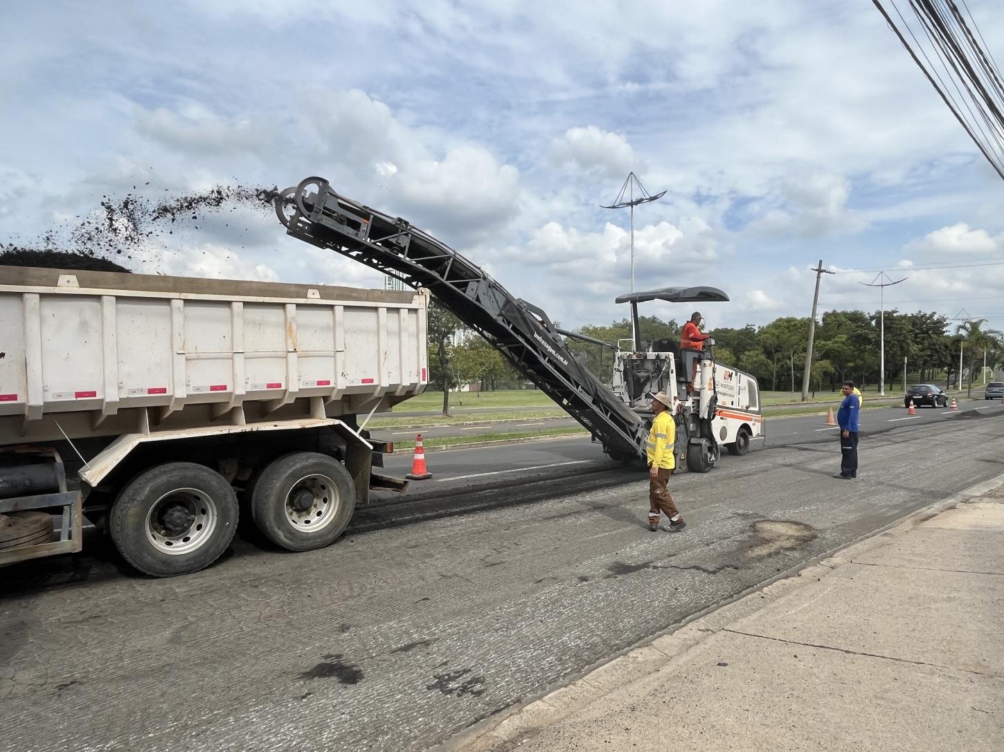 Prefeitura inicia mais uma obra de recapeamento com recursos do Governo do Estado