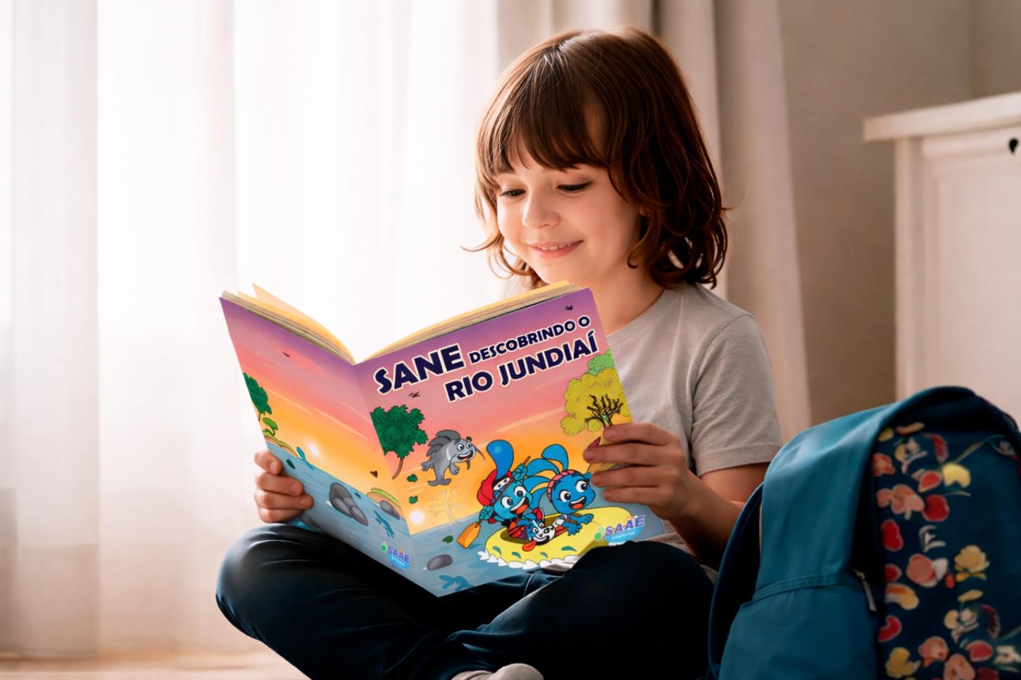 Saae comemora dia mundial da água com o lançamento de revistinha da Turma da Sane