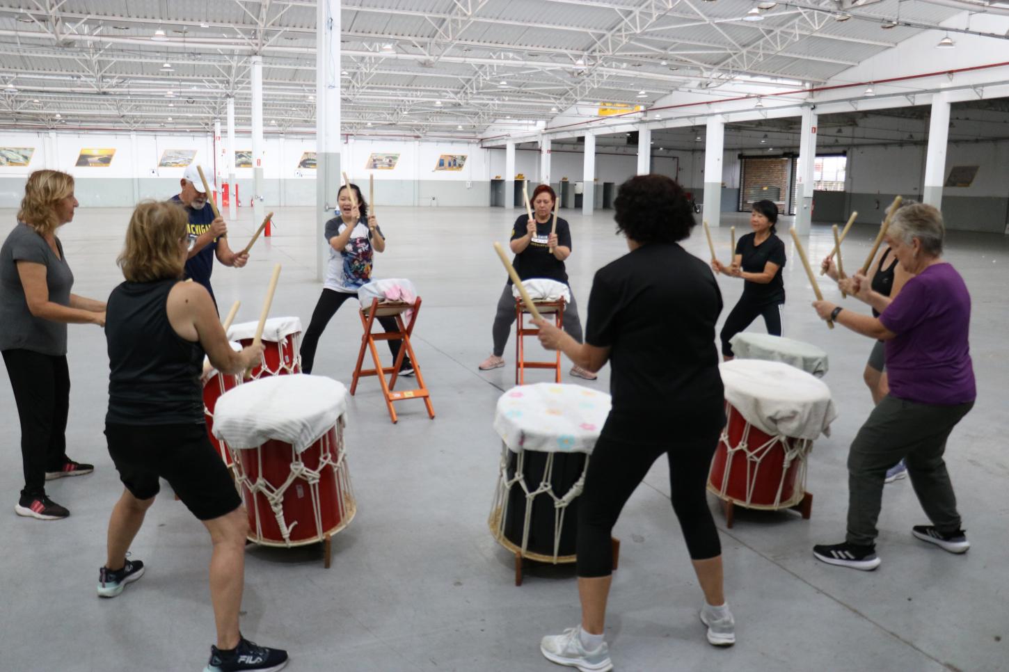 Secretaria de Cultura oferece vagas para oficina de Taiko no Complexo Cultural Viber