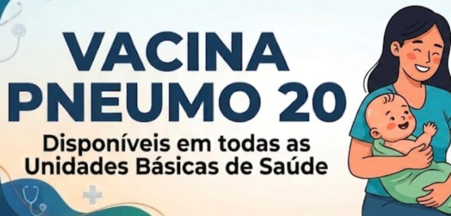 Indaiatuba inicia vacinação com a Pneumo 20 em todas as salas de vacina a partir de 29 de junho