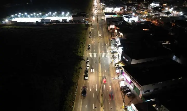 Indaiatuba atinge a marca de 90% de iluminação LED com a instalação de mais de 2,1 mil novas luminárias